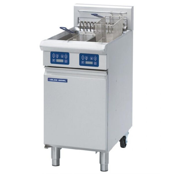 Blue Seal E44E Evolution Series Vee Ray Twin Pan Electric Fryer