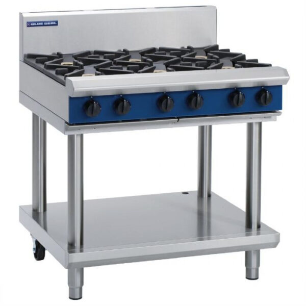 Blue Seal Evolution Series G516D-LS Gas Cooktop 42kw Leg Stand