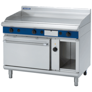 Blue Seal Evolution Series GPE58 Gas Griddle Electric Convection Oven Range 2/1 GN