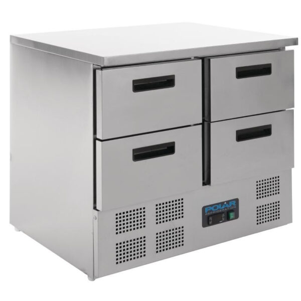 Polar U638 4 Drawer Counter Fridge