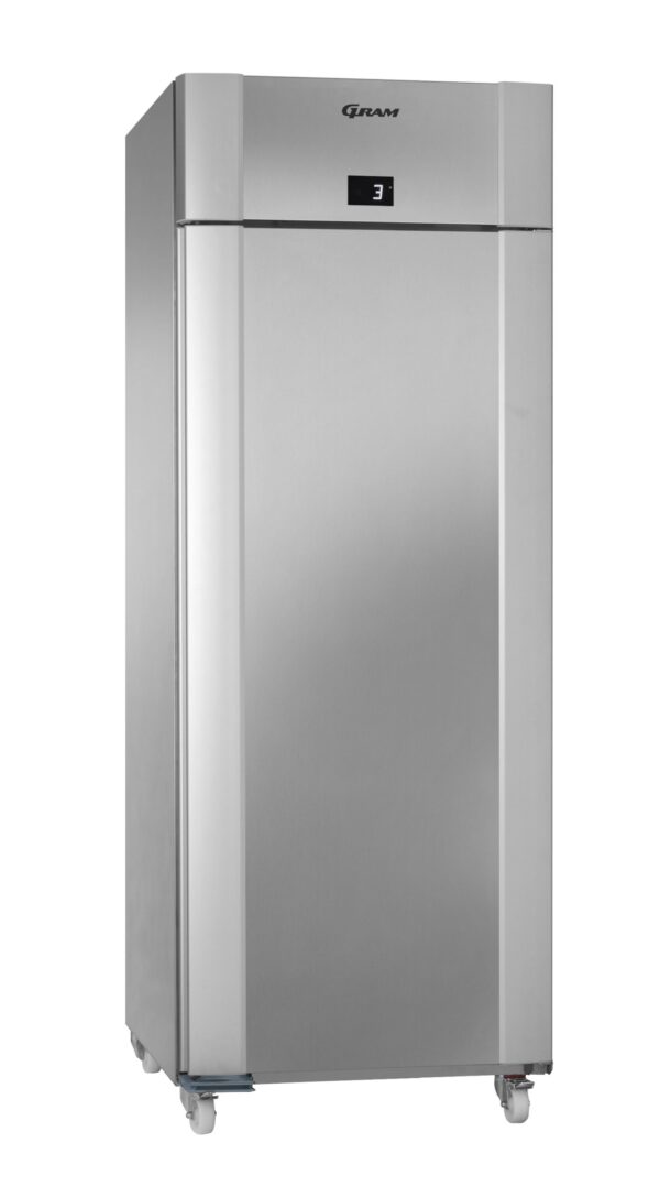 Gram ECO Twin M82 Single Door Fresh Meat Fridge-Vario Silver