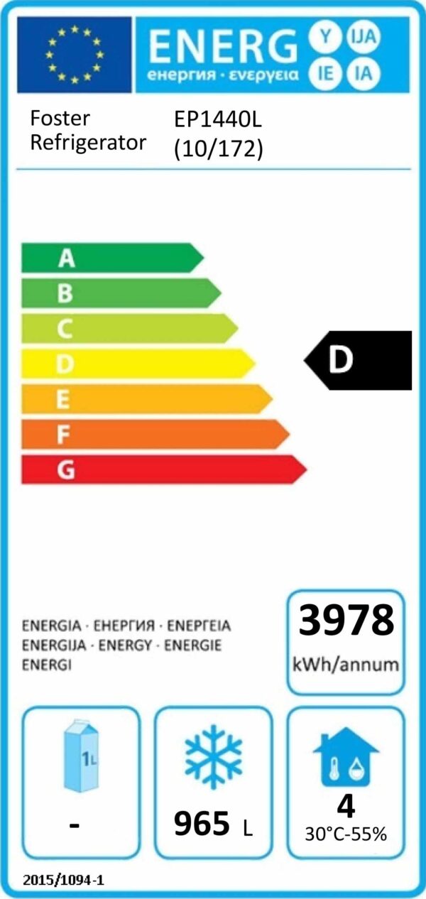 Refrigerator Energy Rating | Foster Refrigeration | Carlton Services