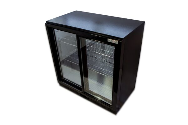 Belmont BC9027K Bottle Cooler Sliding Door-Black