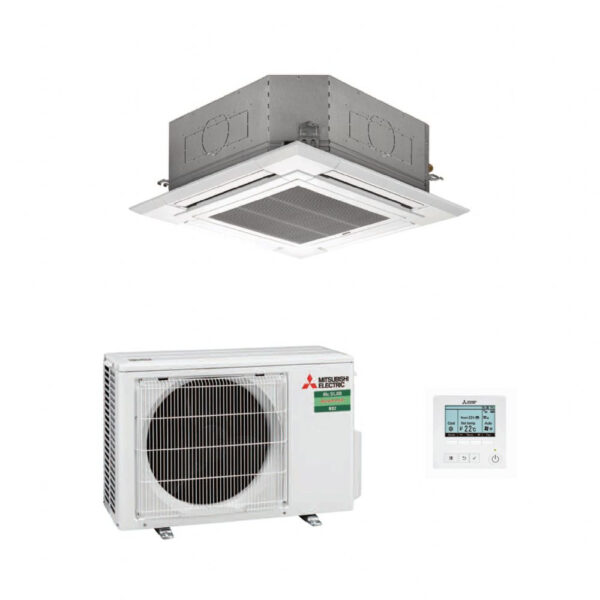 Mitsubishi Electric PLA-M35EA 4-Way Blow Ceiling Cassette Air Conditioning System