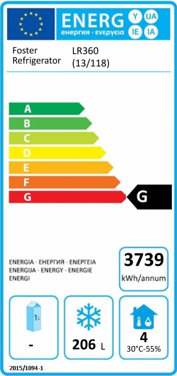 Refrigerator Energy Rating | Foster Refrigeration