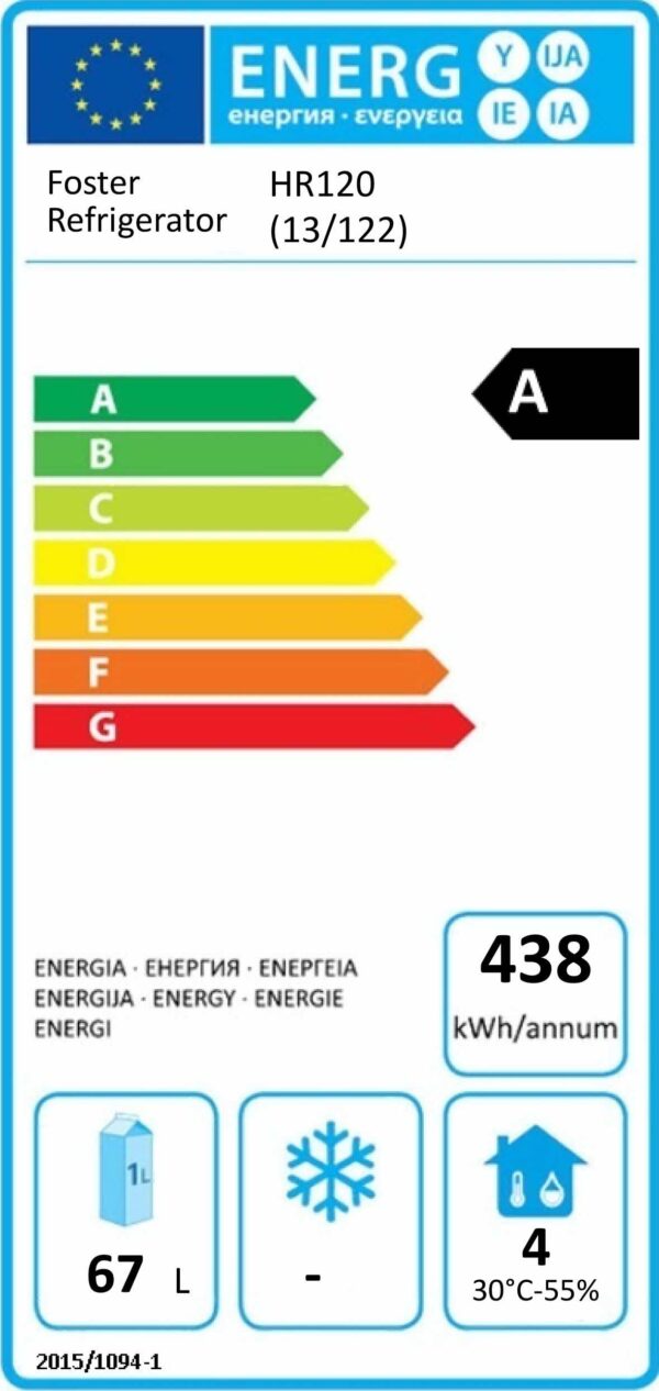 Refrigerator Energy Rating | Foster Refrigeration