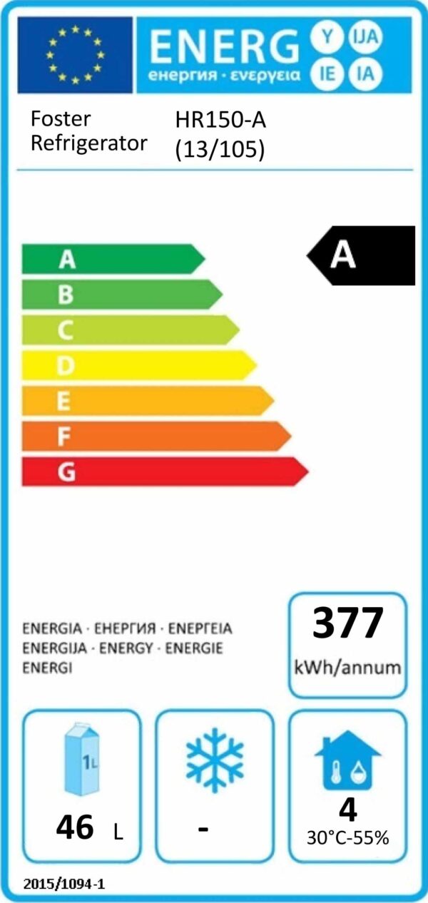 Refrigerator Energy Rating | Foster HR150 3 Drawer Undercounter Cabinet-HC-20025 | Carlton Services